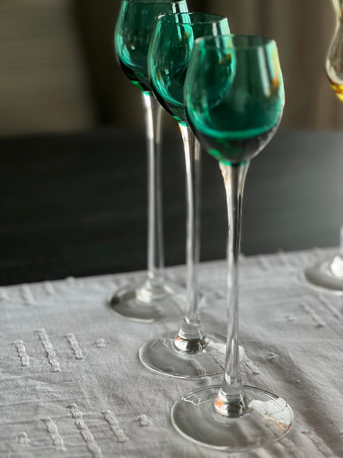 21 Jewel Tone Liqueur Glasses