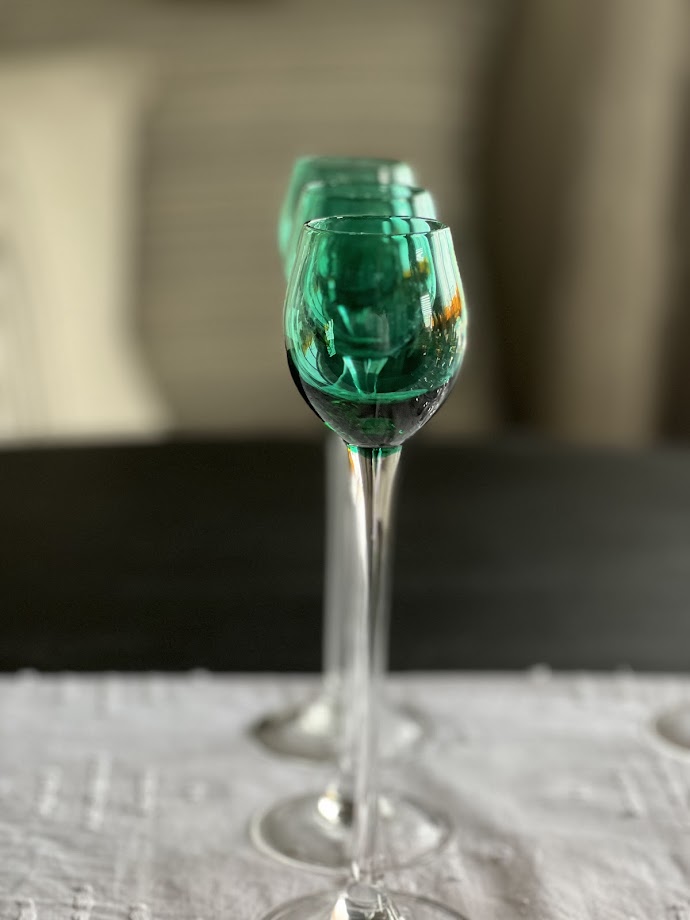 21 Jewel Tone Liqueur Glasses