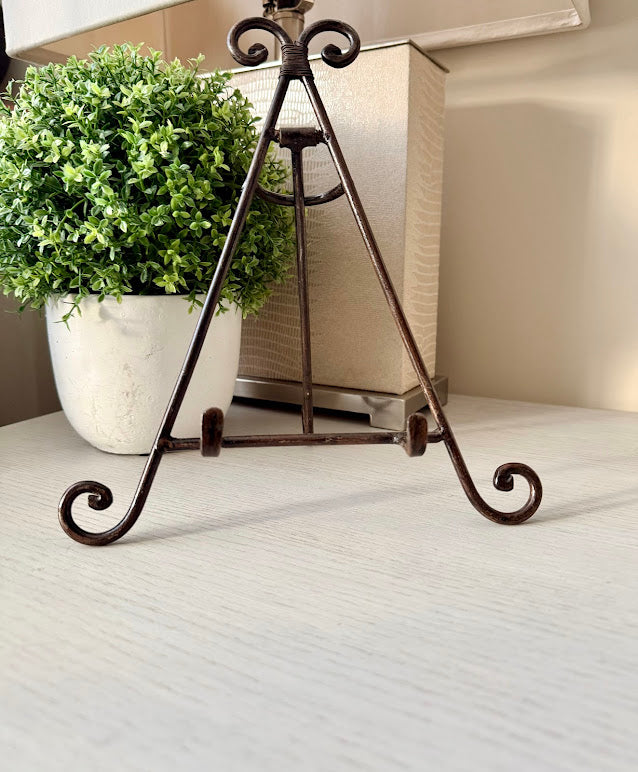 Wrought Iron Easel