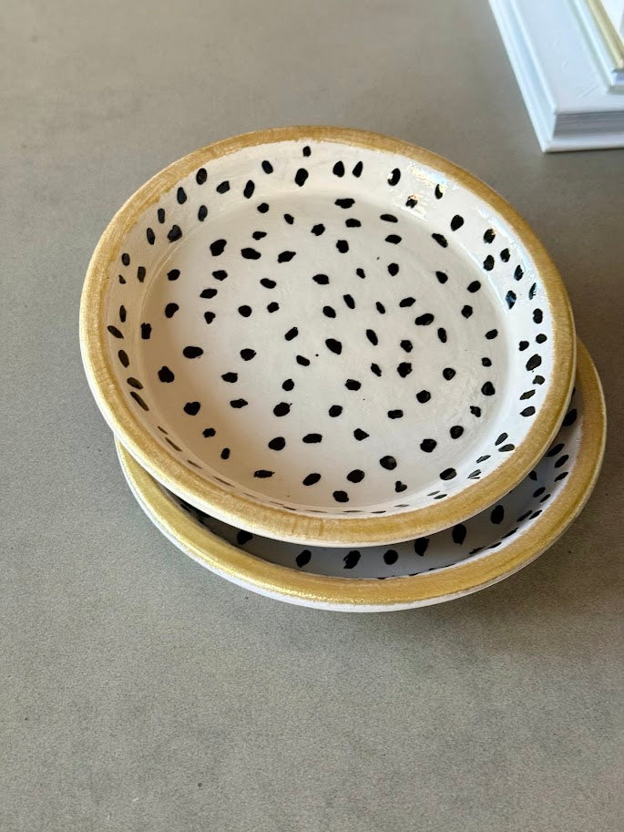 Hand Painted Terracotta Trinket Trays