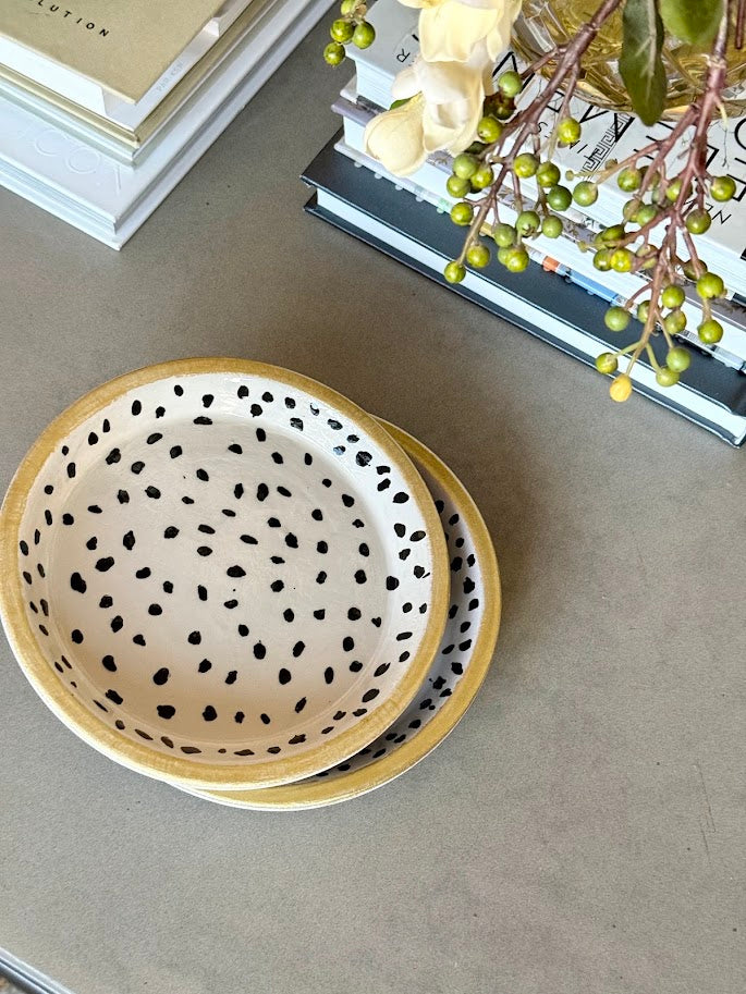 Hand Painted Terracotta Trinket Trays