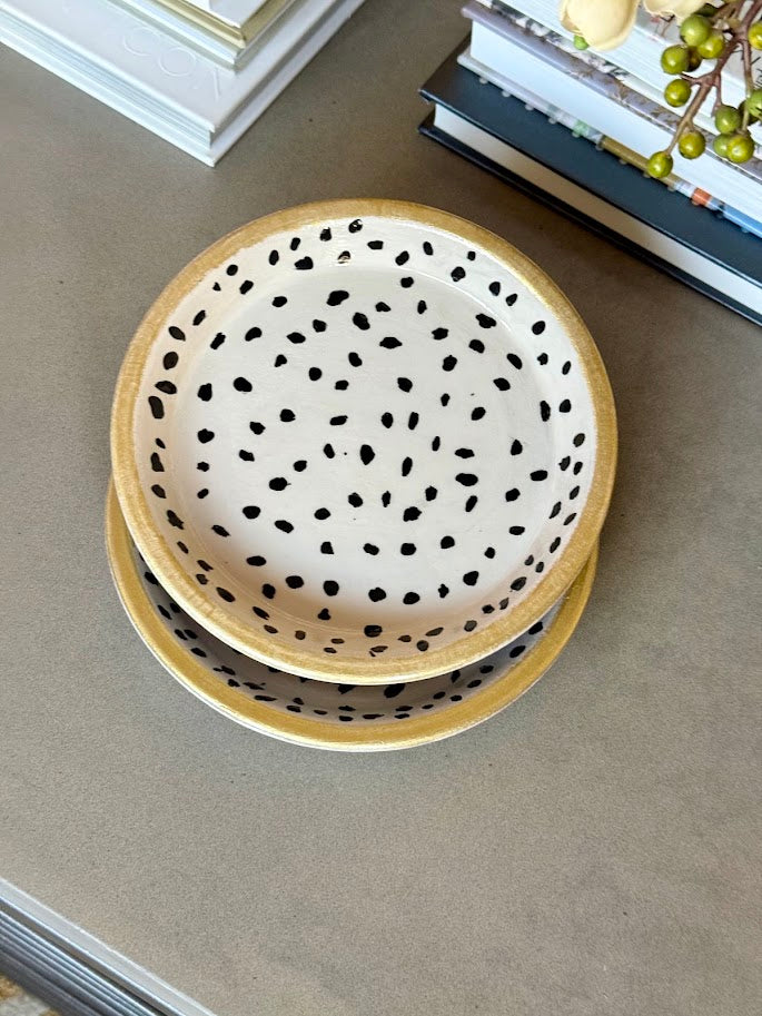Hand Painted Terracotta Trinket Trays