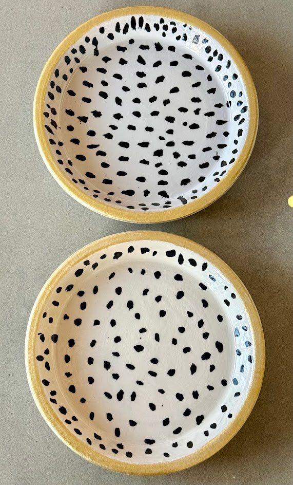Hand Painted Terracotta Trinket Trays