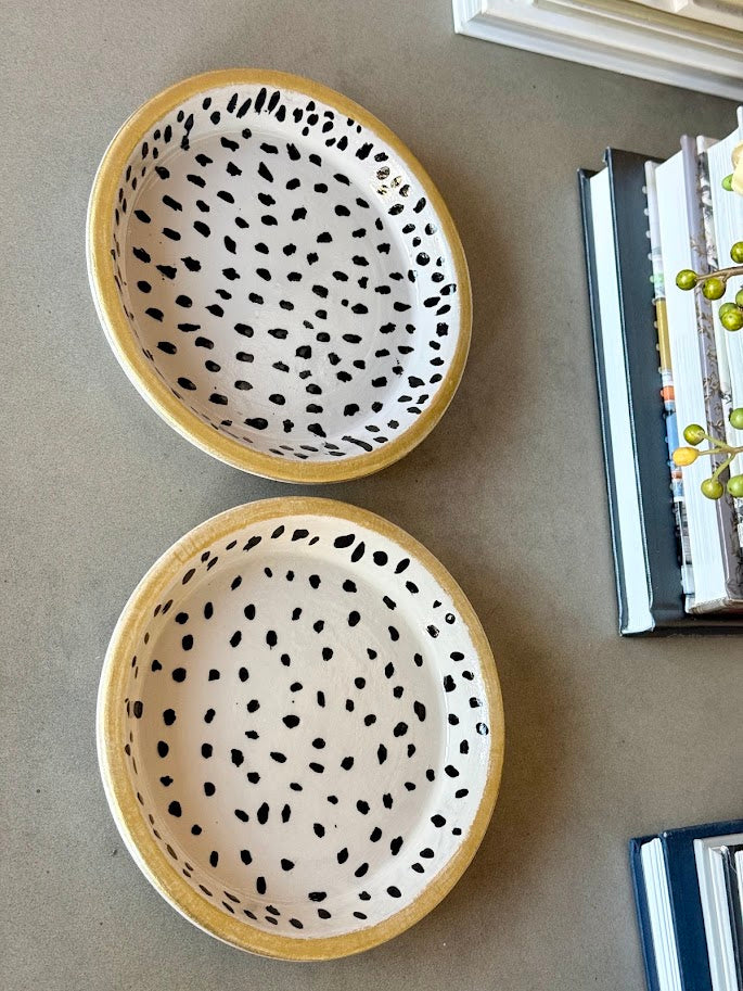 Hand Painted Terracotta Trinket Trays