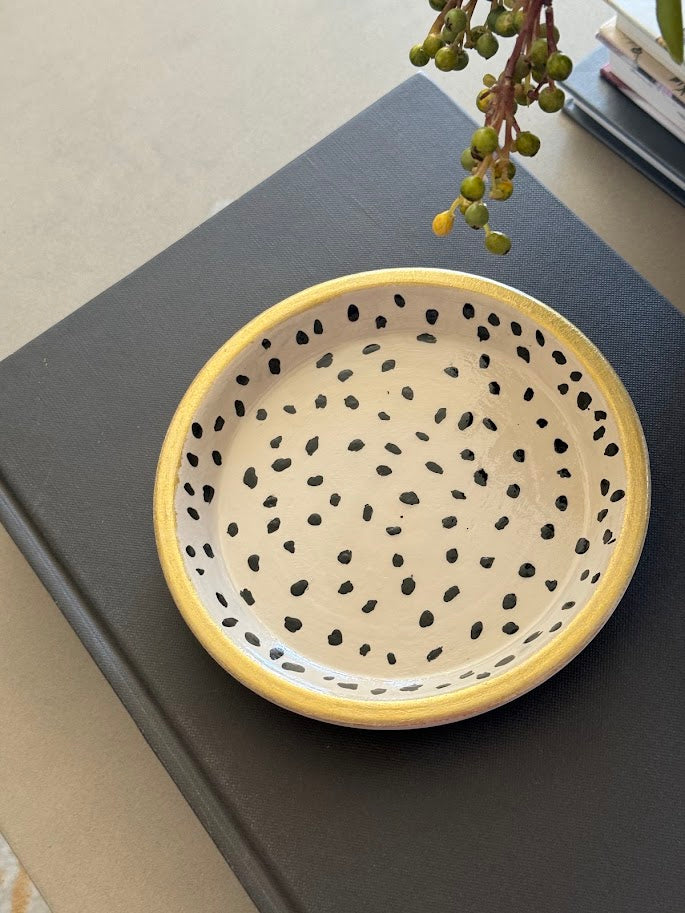 Hand Painted Terracotta Trinket Trays