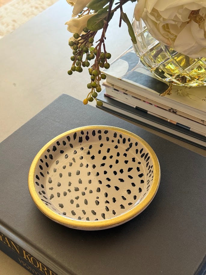 Hand Painted Terracotta Trinket Trays
