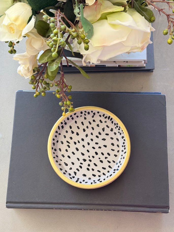 Hand Painted Terracotta Trinket Trays